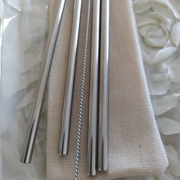 Stainless steel reusable straws - Picture 5 of 6